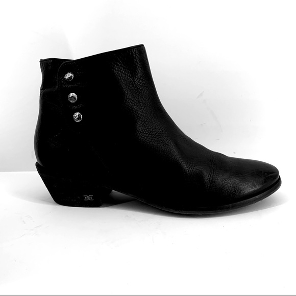 Leather Ankle Boots Booties Womens 